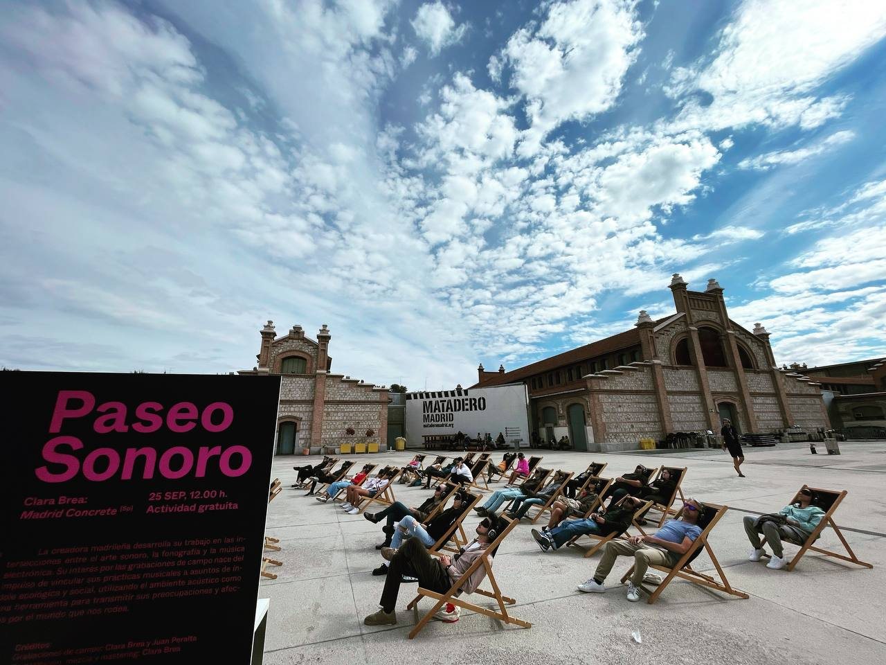 Cartel de Clara Brea: Madrid Concrete en L.E.V. Matadero 2022, Plaza de Matadero, 25 de septiembre